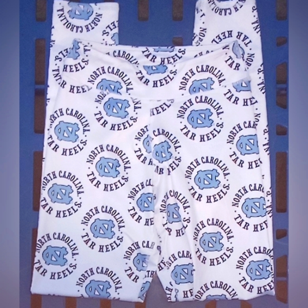 UNC Tarheels Leggings Mini U for Kids Youth XL NWT